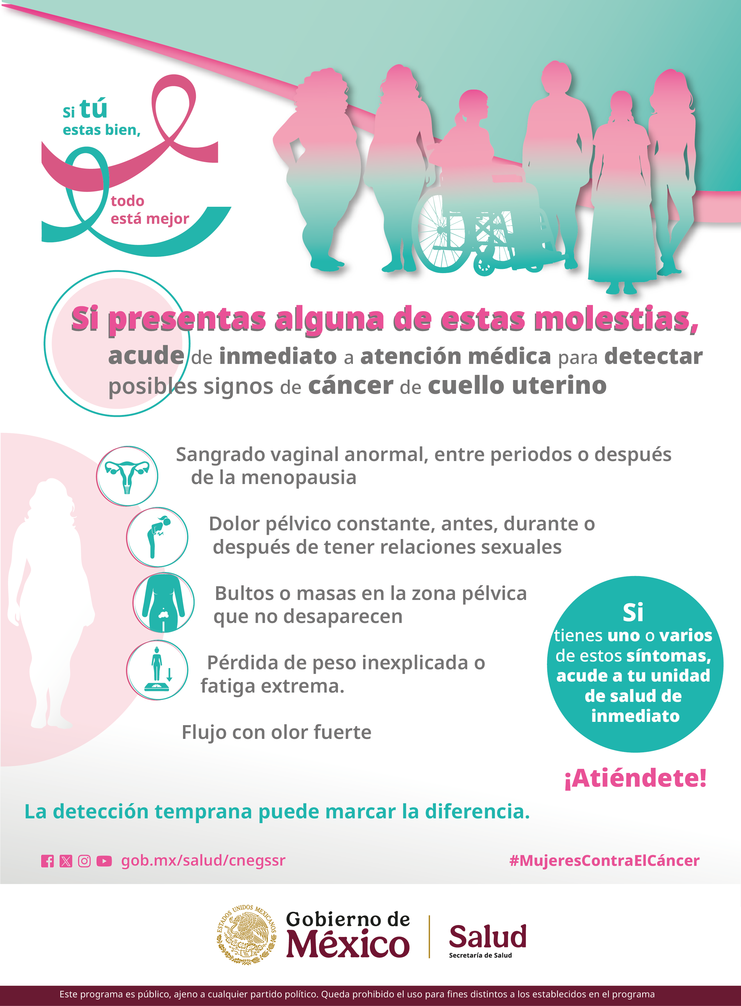 Infografía Prevención Cáncer Cuello Uterino