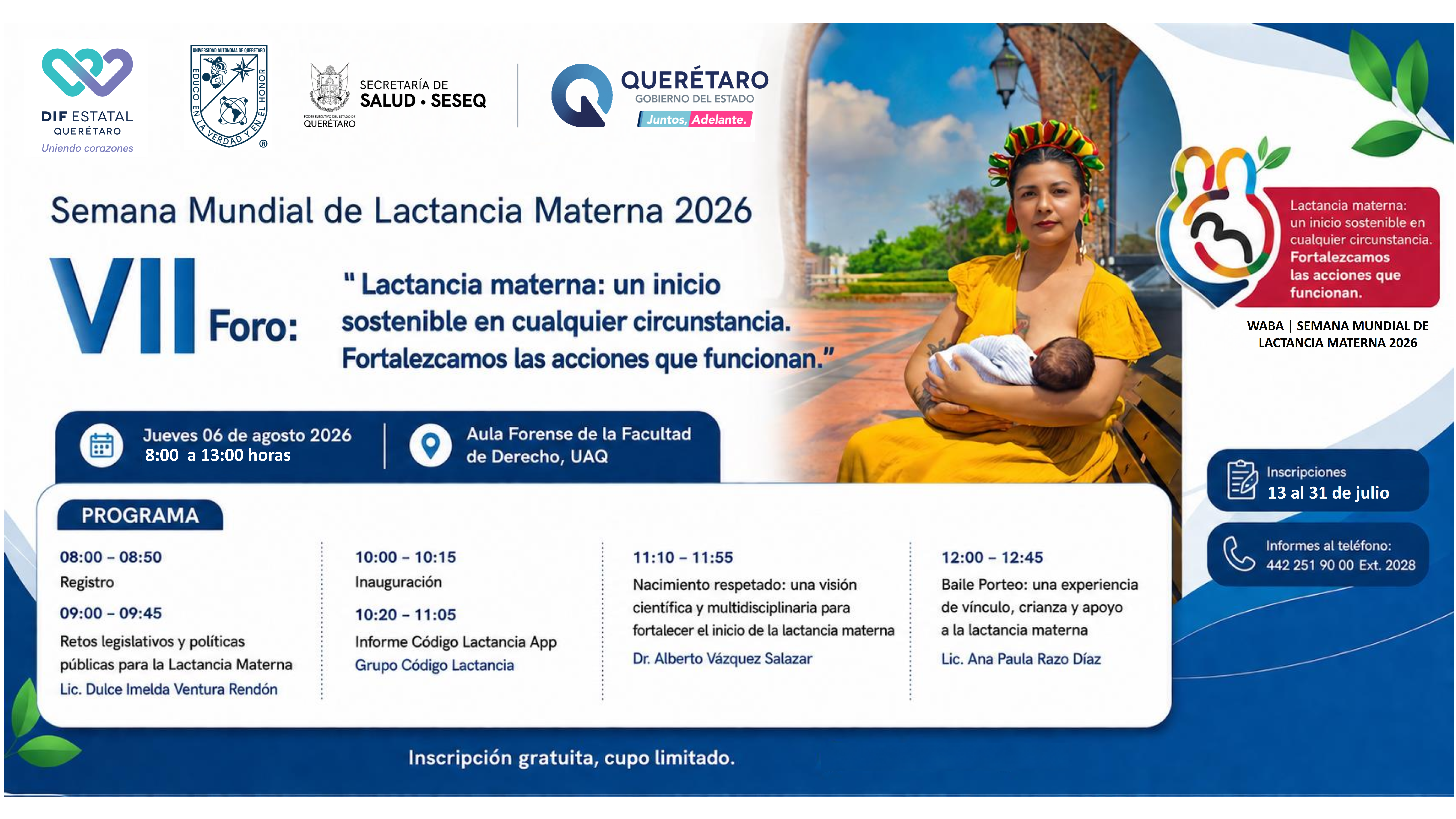VII Foro Semana Mundial de Lactancia Materna 2026